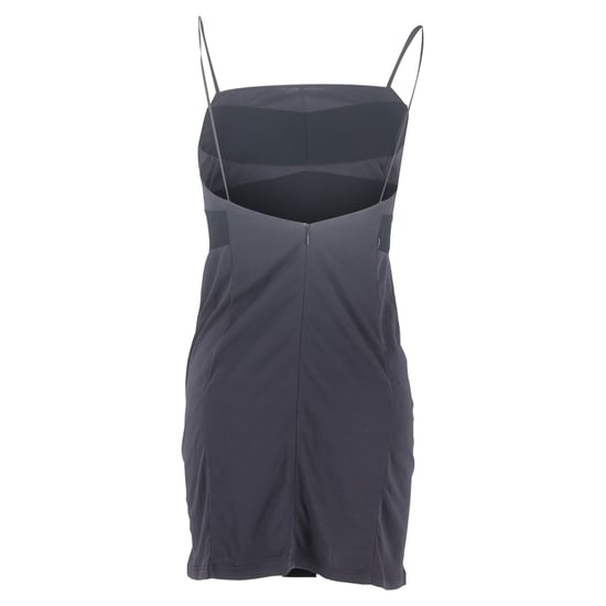 Chloé Square Neck Mini Dress in Navy Blue Cotton - Image 3