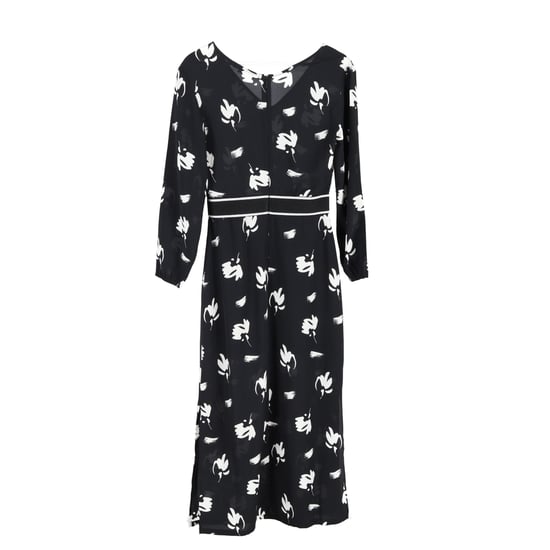 Armani Exchange midi-jurk met bloemenprint in zwart polyester - Image 2