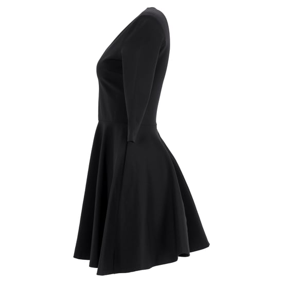 Diane Von Furstenberg – Jeannie – V-ringad, utsvängd miniklänning i svart nylon - Image 2