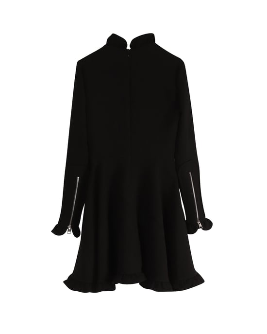 JW Anderson jurk met lange mouwen in zwart acetaat - Image 2