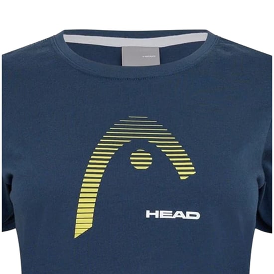 Head T-shirt med grafiskt tryck för damer från Club Lara (Blå) - Image 3