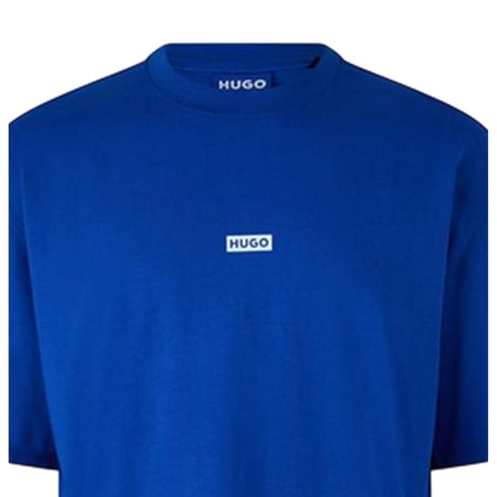 Hugo MCMXCIII-T-shirt för män med tryck på ryggen (Blå) - Image 3