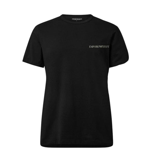Emporio Armani EA7 Heren-T-shirt met logo en ronde hals (set van 2) (Zwart) - Image 3