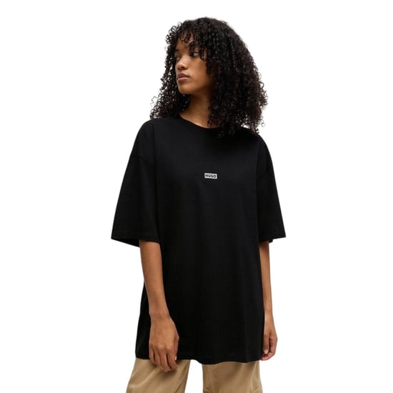 Hugo MCMXCIII-T-shirt för män med tryck på ryggen (Svart/vit) - Image 4