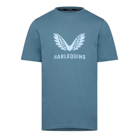 Castore Harlequins F.C. Wings T-shirt voor heren (Blauwsteen) - Image 1