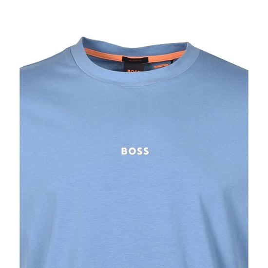 Boss Oversized T-shirt voor heren met Tchup-logo (Blauw) - Image 3