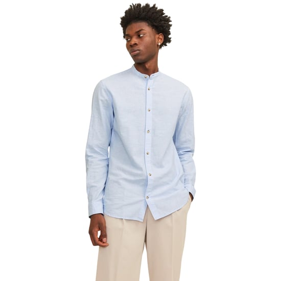 Jack And Jones Heren Regular Shirt Met Lange Mouwen (Zeeblauw) - Image 3