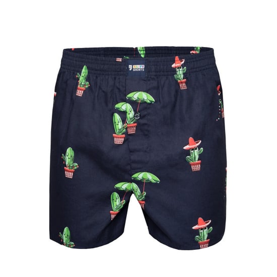 Happy Shorts X heren wijde boxershort met binnenbroek cactus/tucan groen/zeemeeuw print 3-pack - Image 3