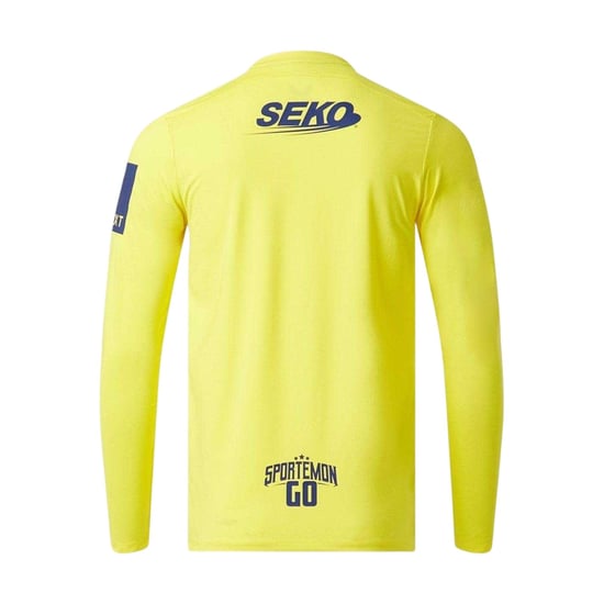 Castore Rangers FC T-shirt met V-hals en lange mouwen voor heren (Geel) - Image 2