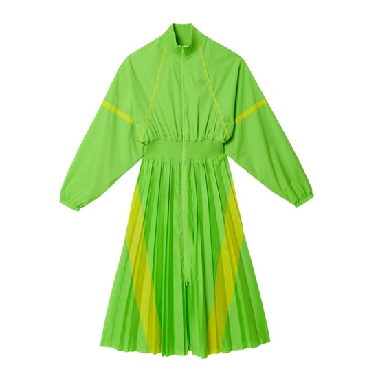 Lacoste Dames Kleurblok Sweatshirt Jurk (Groen) - Image 2