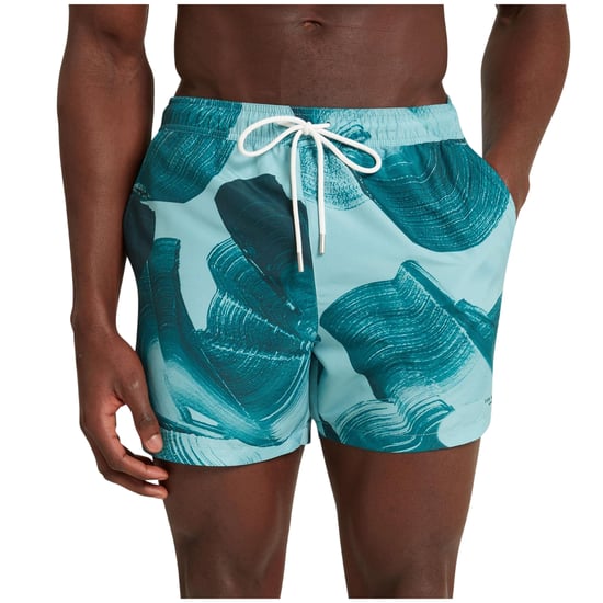 Ted Baker Heren Bedrukte Zwemshorts (Turquoise) - Image 1