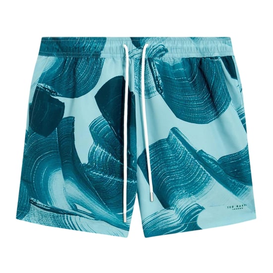 Ted Baker Heren Bedrukte Zwemshorts (Turquoise) - Image 2