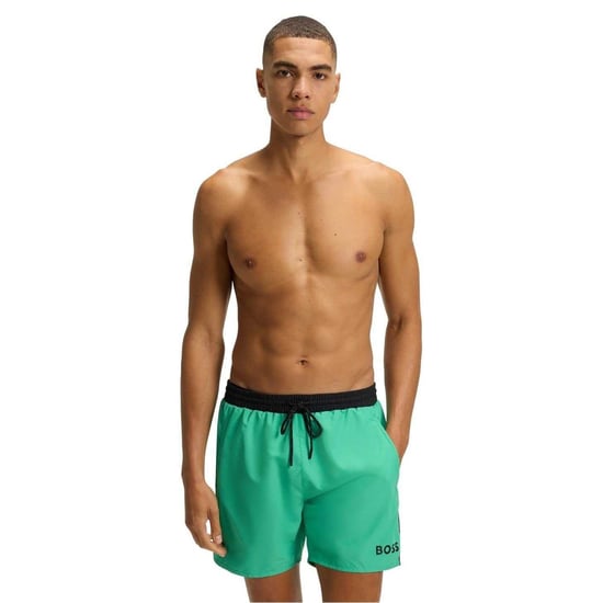 Boss Heren Zwemshort Zeesterren (Helder groen) - Image 1