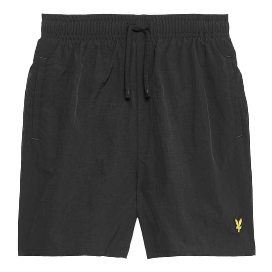 Lyle & Scott Zwemshort met koord voor jongens (Jet Zwart) - Image 1