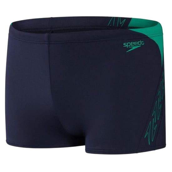 Speedo Hyper Boom-zwembroek voor heren (Marine / Groen) - Image 2