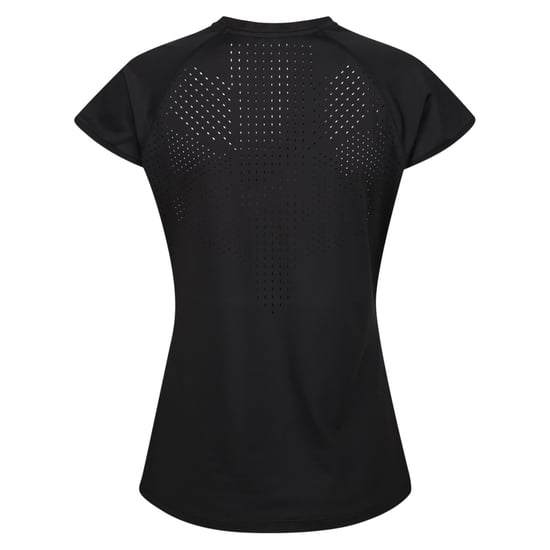Regatta Luaza effen T-shirt voor dames (Zwart) - Image 2