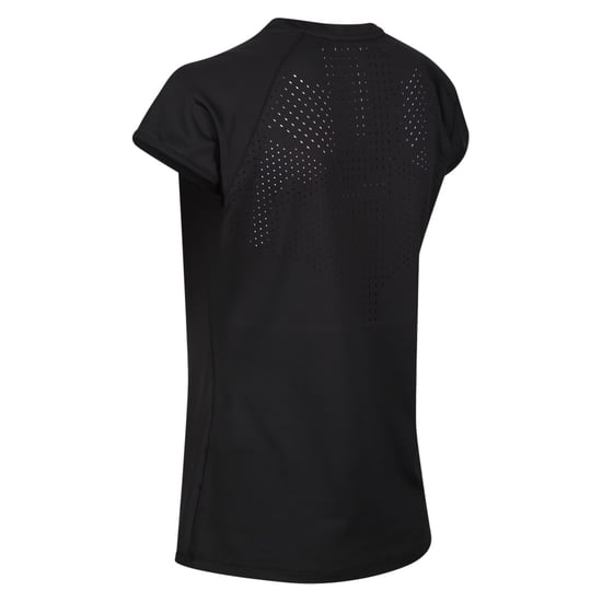 Regatta Luaza effen T-shirt voor dames (Zwart) - Image 4