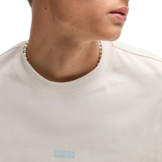 Hugo MCMXCIII-T-shirt för män med tryck på ryggen (Vit) - Image 4