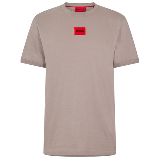 Hugo Diragolino T-shirt voor heren met logo op de borst (Bruin) - Image 1