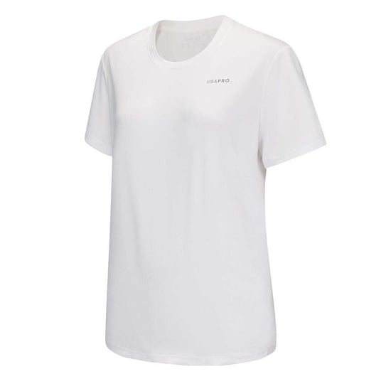 USA Pro Womens/Ladies Tech C Polyester T-Shirt (White) - Image 3