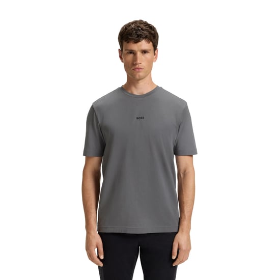 Boss Oversized T-shirt voor heren met Tchup-logo (Grijs) - Image 3