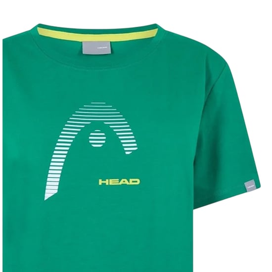 Head T-shirt med grafiskt tryck för damer från Club Lara (Grön) - Image 3