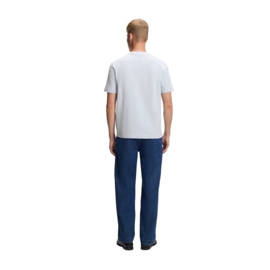 Boss Oversized T-shirt voor heren met Tchup-logo (Lichtgrijs) - Image 3