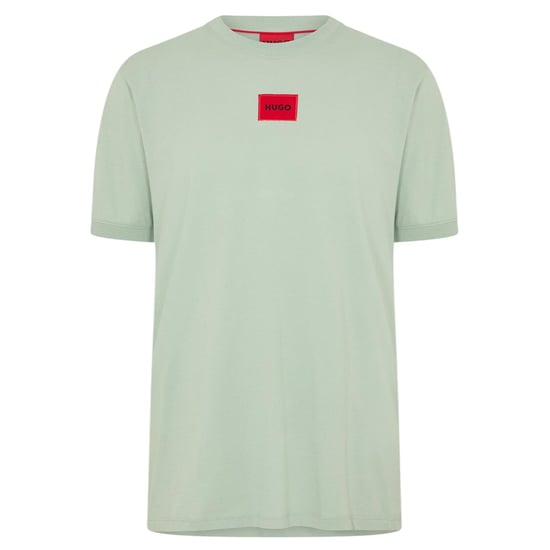 Hugo Mens Diragolino Chest Logo T-Shirt (Light Green) - Image 2