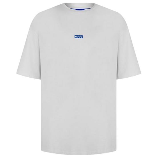 Hugo MCMXCIII-T-shirt för män med tryck på ryggen (Vit/blå) - Image 2