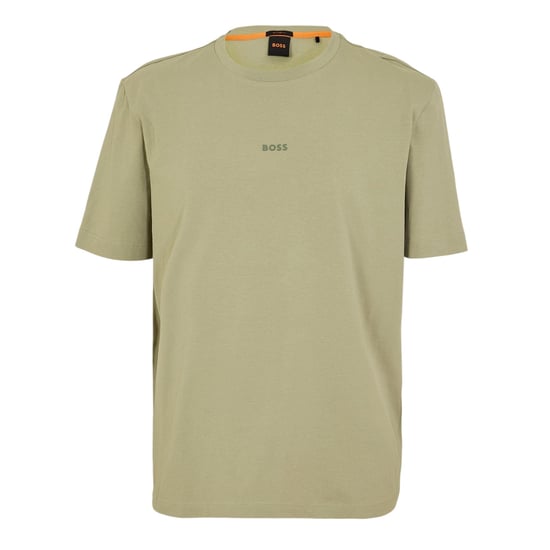 Boss Oversized T-shirt voor heren met Tchup-logo (Groen) - Image 1