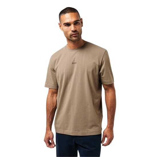 Boss Oversized T-shirt voor heren met Tchup-logo (Groen) - Image 4