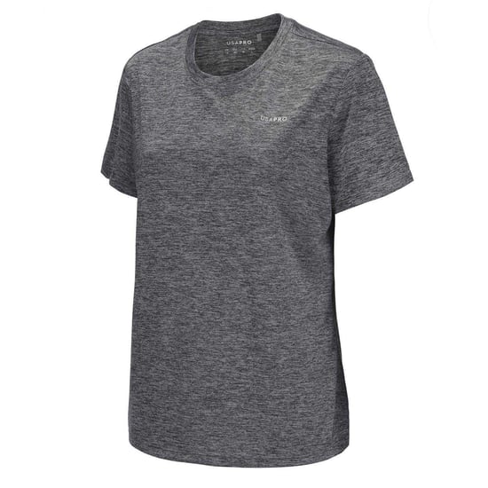 USA Pro Womens/Ladies Tech C Polyester T-Shirt (Charcoal) - Image 3