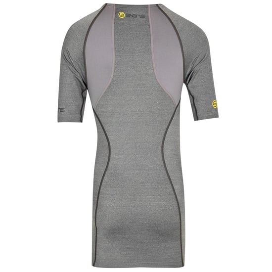 Skins Heren A200-shirt met korte mouwen (Grijs) - Image 3