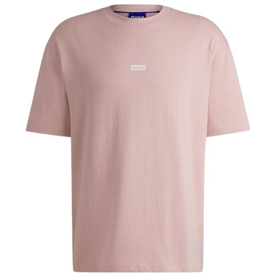 Hugo Heren-T-shirt met opdruk op de rug: MCMXCIII (Lichtroze) - Image 2
