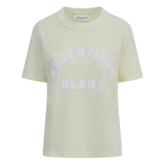 Blank Essentials Womens/Ladies Oversized Boyfriend T-Shirt (Light Yellow) - Image 1