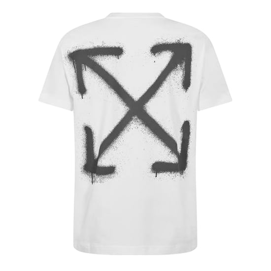 Off White Kortärmad T-shirt för män utan logotyp (Vit) - Image 2