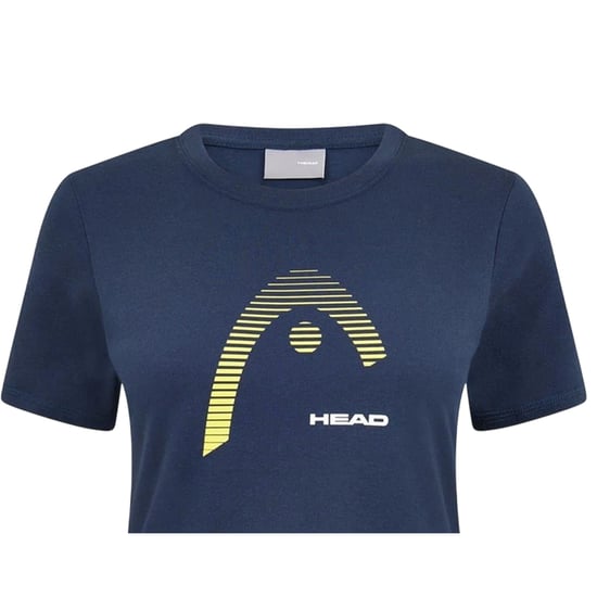 Head T-shirt med grafiskt tryck för damer från Club Lara (Marinblått) - Image 3