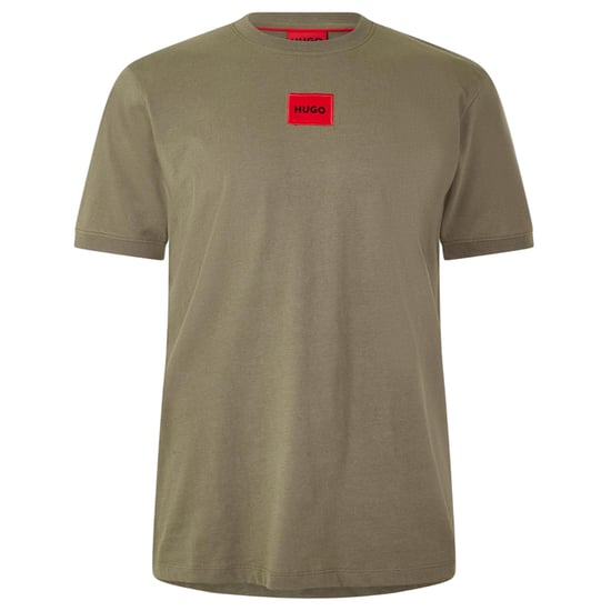 Hugo Diragolino T-shirt voor heren met logo op de borst (Medium Grijs) - Image 1