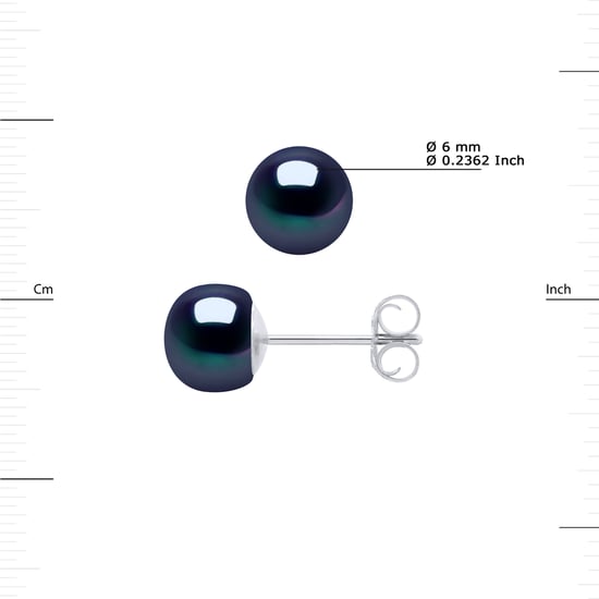 DIADEMA - Örhängen - Silver och äkta sötvattenspärlor - Image 3