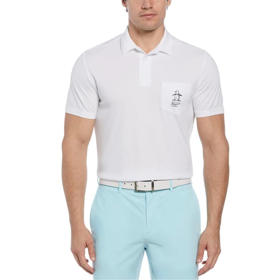 Original Penguin Golf polotröja för herrar (Ljus vit) - Image 1