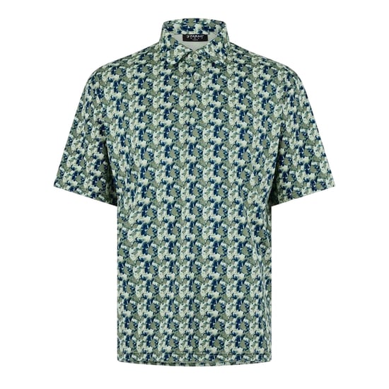 Farah Trawick geometrisk polotröja för herr (Frosty Green) - Image 1