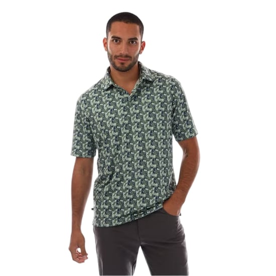 Farah Trawick geometrisk polotröja för herr (Frosty Green) - Image 3