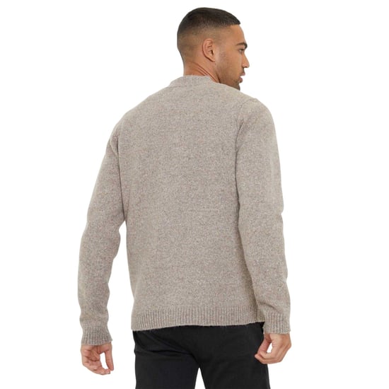 Threadbare Heren Nederlandse Cardigan (Charcoal Marl) - Image 3