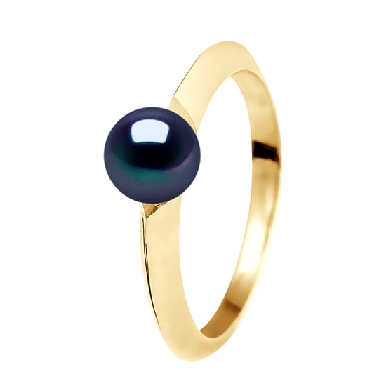 Ring Rush zoetwaterparels Round 6-7 mm Yellow Gold - Image 1