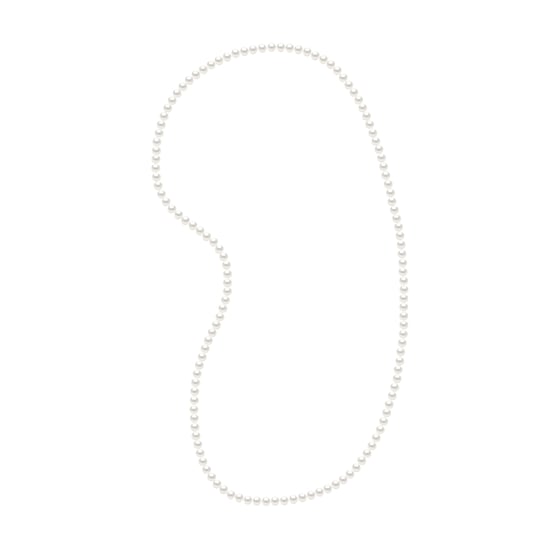 OPERA Ketting Zoetwaterparels Barok 6-7mm Wit Lengte 80 cm - Image 1