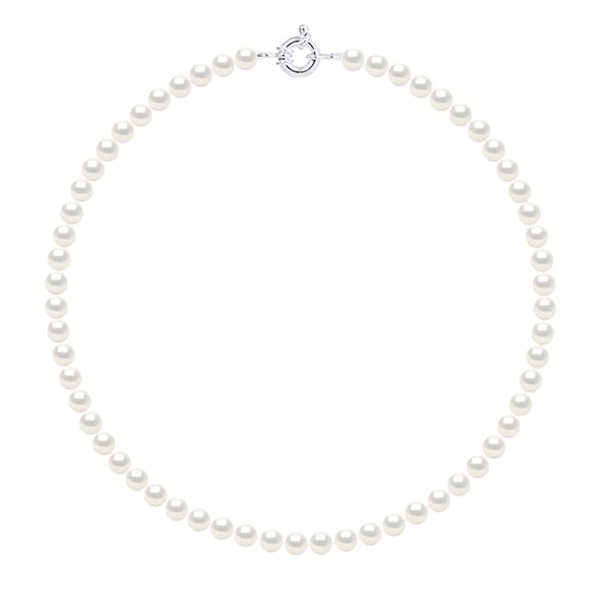 DIADEMA - Necklace - Real Freshwater Pearls - Silver - Image 1