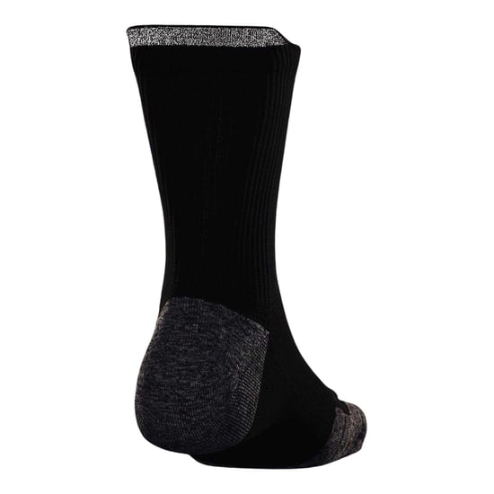 Under Armour Unisex Adult Crew Sokken (Zwart/Reflecterend Zwart) - Image 2
