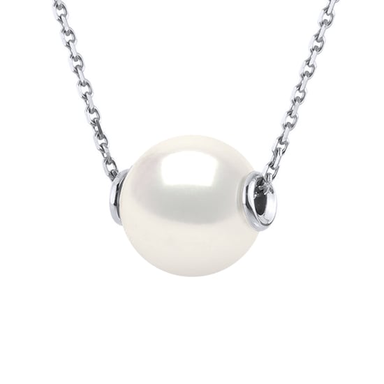 DIADEMA - Necklace - Silver and Real Freshwater Pearls - White - Image 1