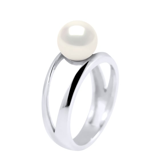 DIADEMA - Ring in White Gold - Real Freshwater Pearls - Image 1