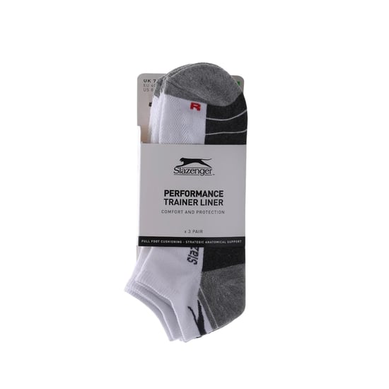 Slazenger Trainingssokken met demping voor heren (pak van 3) (Wit) - Image 3